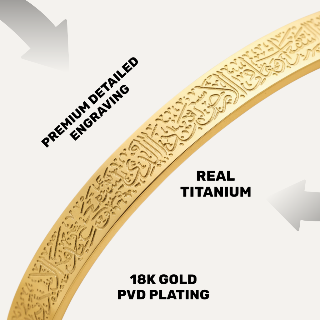 Engraving close-up, gold