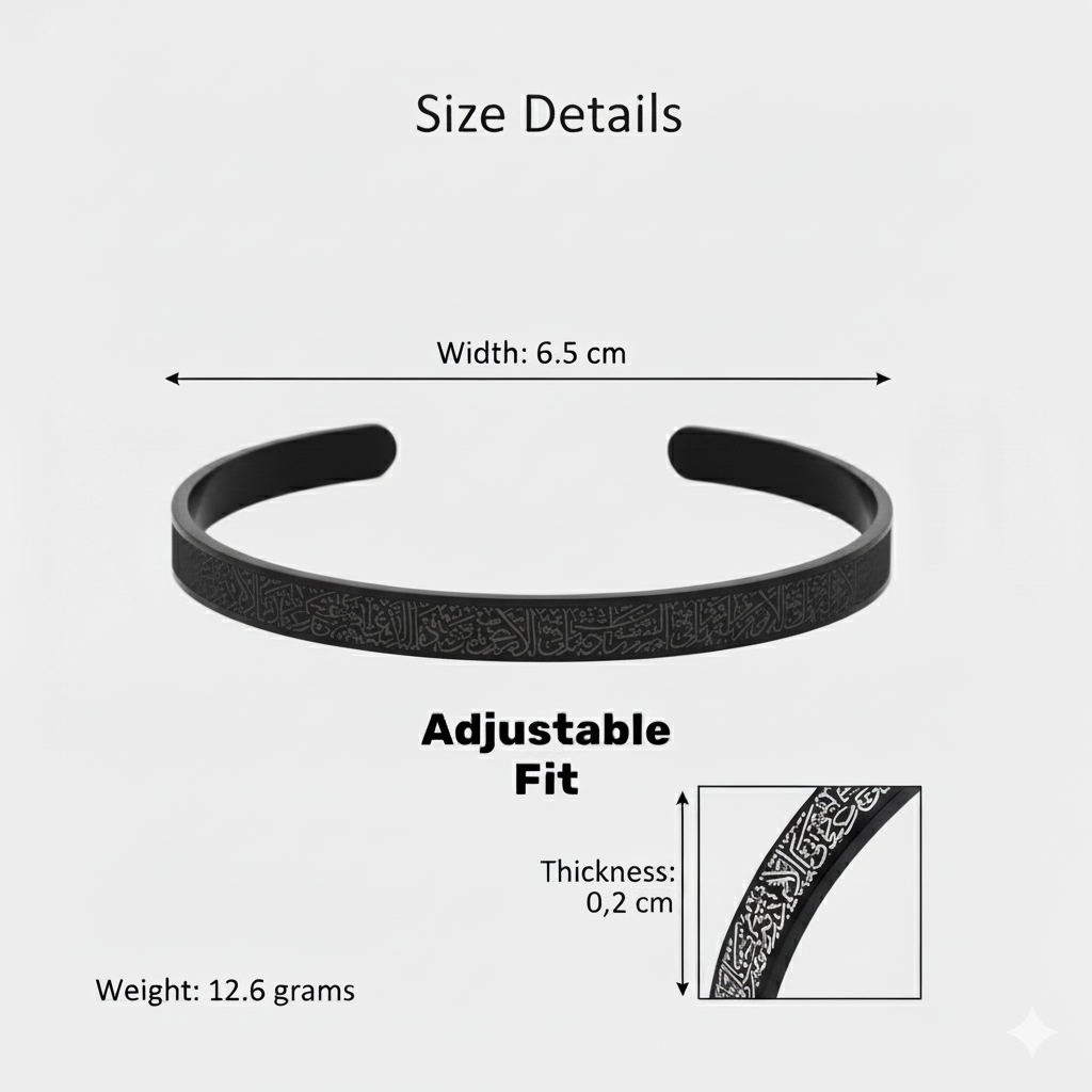 Size details, black